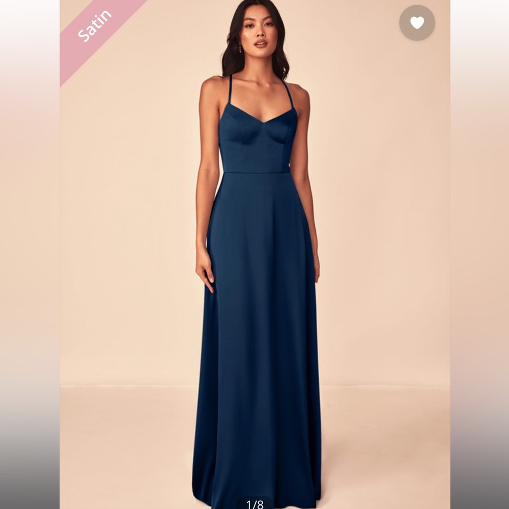 Azazie Mei Dark Navy Dress